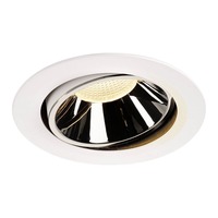 Kruhová - LA 1003735 NUMINOS® MOVE DL XL vnitřní LED zápustné stropní svítidlo bílá/chrom 3000 K 20° otočné a výkyvné - BIG WHITE (SLV)