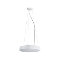 Kruhová - OS DEL52065 DELIA L3 závěsné plastové svítidlo bílá IP40 3x25W E27 - OSMONT