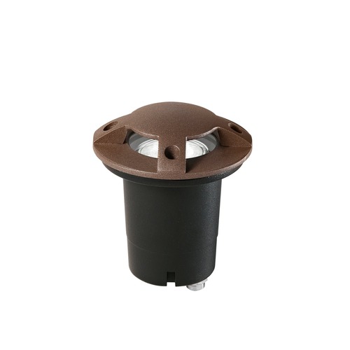 Zapuštěná - FAN I-HUMMER-R4-BRO AKCE - Pojízdné svítidlo Faro Carrabile Hummer Inox, bronzové, 1 x GU10, 10,5 x 10,5 x 14,4 cm, IP67 - FANEUROPE - foto 1