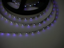 Potravinářské, UV a speciální LED pásky - UV LED pásek 4,8W original UV čip