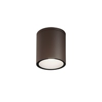 Přisazená - FAN I-CITIZEN-R1-BRO Venkovní stropní svítidlo Citizen, corten, 1 x E27, IP54, 14,5 x 17 cm - FANEUROPE