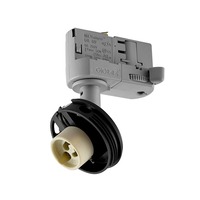 Svítidla - IMPR 707248 Deko-Light 3-fázové bodové svítidlo Can základna, 1x max. 7,5 W GU10, stříbrná