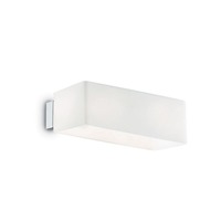 Dekorativní - ILUX 009537 Nástěnné svítidlo Ideal Lux Box AP2 009537 bílé   - IDEALLUX