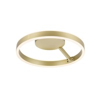 Kruhová - LA 1008551 ONE nástěnné a stropní svítidlo, kulaté, 2700/3000K, 14W, DALI, Dotykové ovládání, 130°, mosazné - BIG WHITE (SLV)