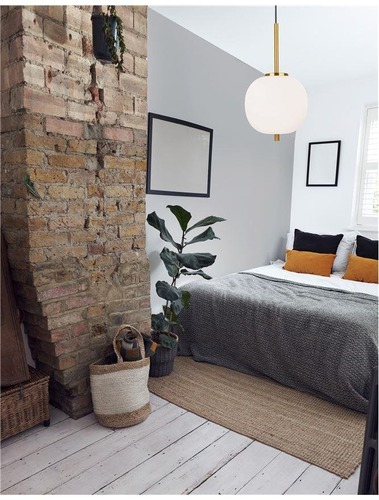 Koule - NV 9624064 Závěsné svítidlo LATO opálové sklo antický mosazný kov černý kabel E14 1x5W 230V IP20 bez žárovky - NOVA LUCE - foto 1