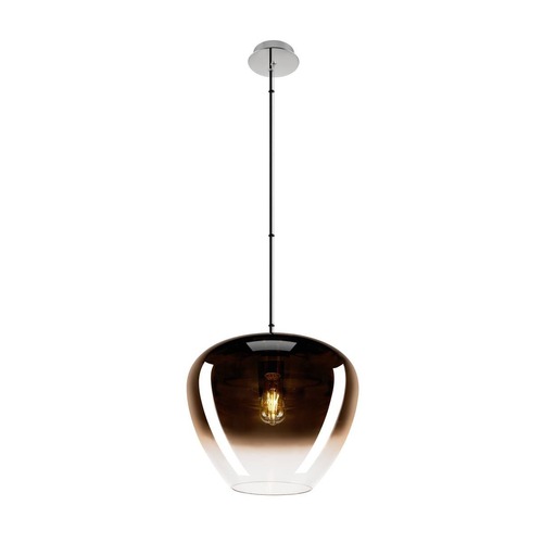 Koule - LA 1007876 PANTILO CONVEX 40 závěsné svítidlo, 150cm, E27, max. 40W, měď - BIG WHITE (SLV) - foto 1