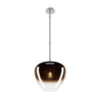 Koule - LA 1007876 PANTILO CONVEX 40 závěsné svítidlo, 150cm, E27, max. 40W, měď - BIG WHITE (SLV)