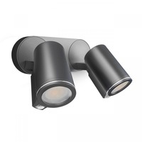 Nástěnná - STEIN 058654 Venkovní nástěnné svítidlo SPOT DUO S CONNECT antracit 14,6W 3000K IP44 Bluetooth se senzorem - STEINEL