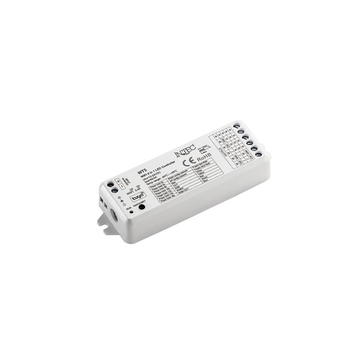 Ovladače a stmívače pro jednobarevné LED pásky - FAN RF-WIFI-CONTROL-5CH Přijímač Wi‑Fi/RF 2,4 GHz, 15,5 A 12-24 V, výstup 5 ch x 3 A (5 x 36-72 W), 11,4 x 3,8 x 2 cm - FANEUROPE - foto 1