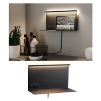 Dekorativní - P 96773 LED nástěnné svítidlo Jarina USB C 3000K / 230V 4,5 / 1x1,6W stmívatelné černá mat - PAULMANN