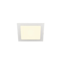 Hranatá - LA 1003012 SENSER 18 Indoor, stropní LED svítidlo, hranaté, bílé, 3000K - BIG WHITE (SLV)