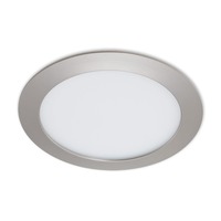 Kruhová - BRI 7286012 LED vestavné svítidlo, pr. 17 cm, 12 W, matný nikl (starý kód: BRI 7286-012) - BRILONER