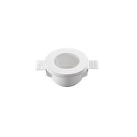 Hranatá - FAN INC-SNOW-R Zapustné svítidlo SNOW, bílé, 1 x GU10, 12 cm - FANEUROPE