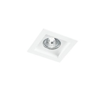 Hranatá - FAN INC-PHANTOM-Q1 Zápustné svítidlo Phantom, bílé, 1 x GU10, 10 x 10 x 4,9 cm - FANEUROPE