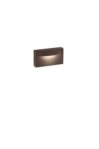 Nástěnná - FAN LED-MOBULA-AP-BRO Nástěnné LED svítidlo Mobula (bronzo) 8 W, 1100 lm, 3000 K, IP65, 137 x 40 x 75 mm - FANEUROPE - foto 1