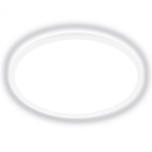 Kruhová - BRILO 7548016 BRILONER Tava A LED stropní svítidlo, energetická třída A, přímé a nepřímé osvětlení, 50.000h životnost, kruhové 42 cm, bílé 7548016 - foto 1