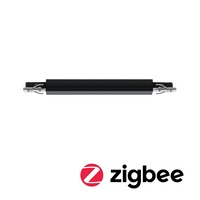 Lišty a příslušenství - P 95675 URail adaptér na lištu Dimm/Switch 240x21mm max. 50W černá mat - PAULMANN