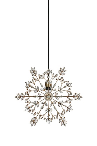 Interiérové dekorace - MAR 706394 Fiocco závěsná hvězda ze starožitné mosazi - Markslöjd - foto 1