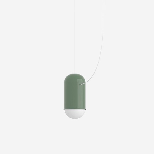 Válec - LU ZL.L1.C15.76 Závěsné svítidlo CAPSULE 6,2W LED 3000K sklo zelená opál ZL.L1.C15.76 - LUCIS - foto 1