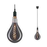 Subtilní - P 50381 Závěsné svítidlo Neordic Ketil E27 max. 1x20W černá - PAULMANN