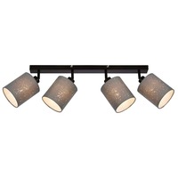 Bodová - BRILO 2078-044 Bodové svítidlo 65 cm 4x E27 25W šedá - BRILO