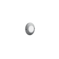 Nástěnná - FAN LED-ELMO-UPM Pochozí venkovní svítidlo ELMO hliník stříbrná, 3 W, 360 lm, 4000 K, IP54, 7 x 1,5 cm - FANEUROPE