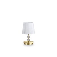 Stolní lampy dekorační - ILUX 197753 PEGASO TL1 SMALL OTTONE SATINATO - IDEALLUX