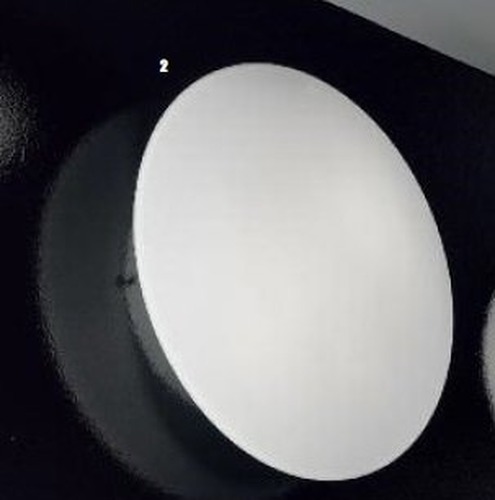 Kruhová - OR NU 9-345/37 Stropní svítidlo 2xE27, opal sklo, průměr 37cm, výška 12cm - ORION - foto 1