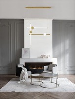 Podélná - NV 9054453 Závěsné svítidlo NEUTRON zlatý hliník a akryl LED 60W 230V 3000K IP20 stmívatelné - NOVA LUCE