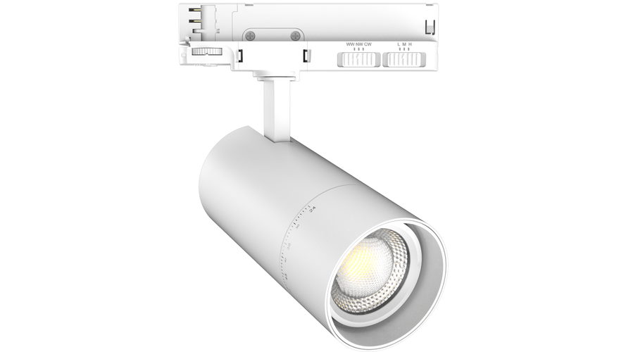 LED tracková světla Optonica - LED track light CCT 20W/25W/30W BRIDGELUX - Bílé tělo - foto 1
