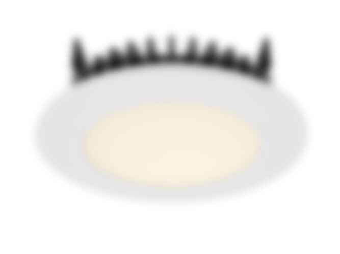 LED panely - IMPR 565229 Zápustné svítidlo LED panel Round III 6 bílá LED 6,30W 3000K 620lm - LIGHT IMPRESSIONS - foto 1