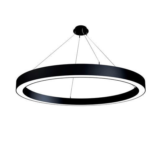 Kruhová - IMPR 950805 Deko-Light závěsné svítidlo Lautaro 1500/100 Down prisma M5, 99 W, DALI, 3000 K, černá - DEKOLIGHT - foto 1