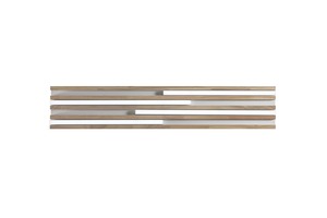 Dekorativní - FAN LED-KUMA-RT80-BCO Stropní LED svítidlo Kuma (bílá, dřevo) 24 W, CCT 2700 / 3200 / 4000 K, 80 x 15 x 5,2 cm - FANEUROPE