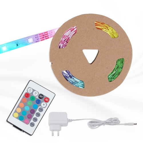 Dekorační - BRILO 2200-150P RGB LED pásek 500 cm 0,16W bílé - BRILO - foto 1