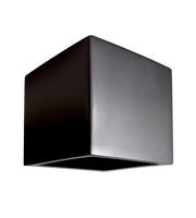 Nepřímé osvětlení - IMPR 341250 Deko-Light nástěnné přisazené svítidlo - Cube, 1x max. 25 W G9, černá - LIGHT IMPRESSIONS