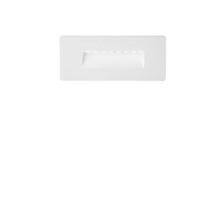 Pro zapuštěná svítidla - FAN INC-STRATOS-506W Kryt pro zápustné svítidlo do zdi STRATOS, bílá, 4.7 × 19 × 8 cm - FANEUROPE
