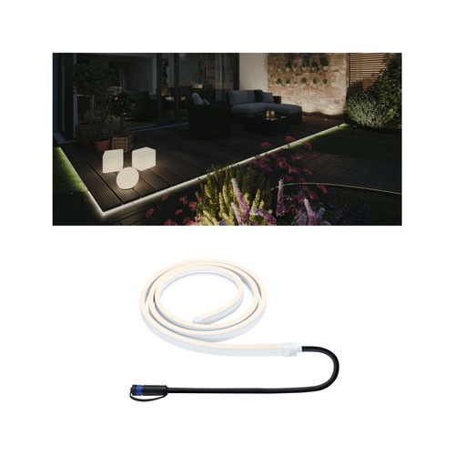 Dekorační - P 94679 Plug &amp; Shine LED pásek Smooth Einzelstripe IP68 3000K 12W černá - PAULMANN - foto 1