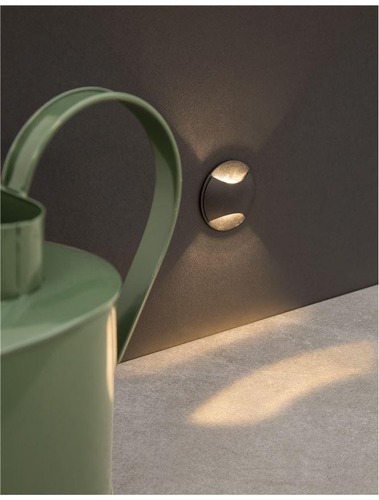 Zapuštěná - NV 9944142 Venkovní zapuštěné svítidlo do zdi JOYA černý hliník LED 3W 3000K 100-240V 19st. IP65 - NOVA LUCE - foto 1