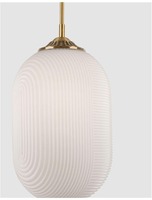 Koule - NV 9119112 Závěsné svítidlo ATHENA opálové sklo mosazný kov E27 1x12W 230V IP20 bez žárovky - NOVA LUCE