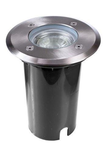 Zapuštěná - IMPR 730474 Deko-Light zemní svítidlo Aton kulaté 220V GU10 7W stříbrné - foto 1