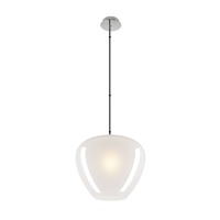 Koule - LA 1007878 PANTILO CONVEX 40 závěsné svítidlo, 150cm, E27, max. 40W, bílé - BIG WHITE (SLV)