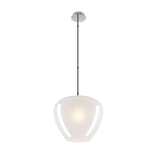 Koule - LA 1007878 PANTILO CONVEX 40 závěsné svítidlo, 150cm, E27, max. 40W, bílé - BIG WHITE (SLV) - foto 1