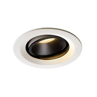 Kruhová - LA 1003571 NUMINOS® MOVE DL M vnitřní LED zápustné stropní svítidlo bílá/černá 2700 K 55° otočné a výkyvné - BIG WHITE (SLV)