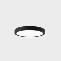 Kruhová - KHL K51700.02.SR.BK-BK.OP.ST.8.40.PC DISC SLIM stropní svítidlo černá 12 W 4000K fázové stmívání - KOHL-Lighting