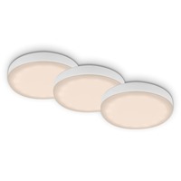 Kruhová - BRI 7061-036 3ks sada LED vestavné svítidlo, pr. 7,5 cm, 3 W, 350 lm, bílé - BRILONER