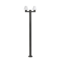 Sloupková - FARO 74435F2-02 MISTU sloupková lampa, tmavě šedá, 2XE27 - FARO