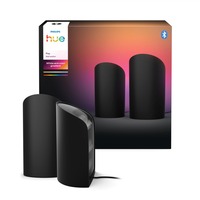 Stolní lampy dekorační - PH 8720169385993 Hue Play Wall ambientní projekční svítidlo 20W, 1035 lm/m, 2000-6500K, RGB, IP20, (2ks), černá - PHILIPS