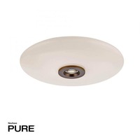 Kruhová - PN 6083-34 Nástěnné a stropní svítidlo PURE Vitrum stmívatelné 2700K hnědá / opál - PAUL NEUHAUS