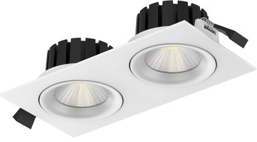 Hranatá - SLC SLC1246 Svítidlo SLC DL04 SQUARE X2 R83X2 WH TED 930 IP54 36° - TLG