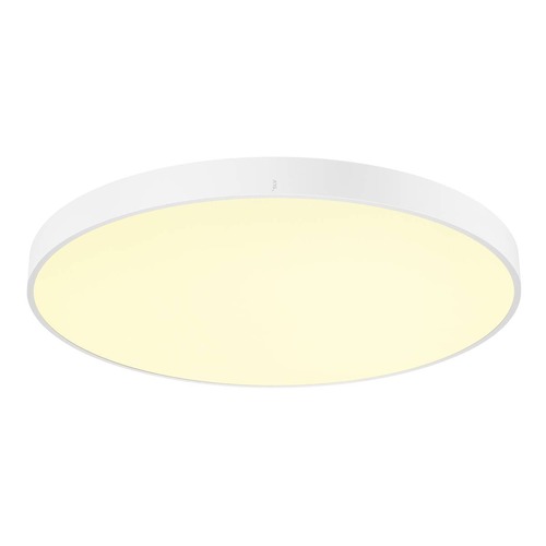 Kruhová - LA 1007313 MEDO® PRO 90 stropní nástavbové svítidlo, kulaté, 3000/4000K, 74W, fáze, 80°, UGR<19, bílá - BIG WHITE (SLV) - foto 1
